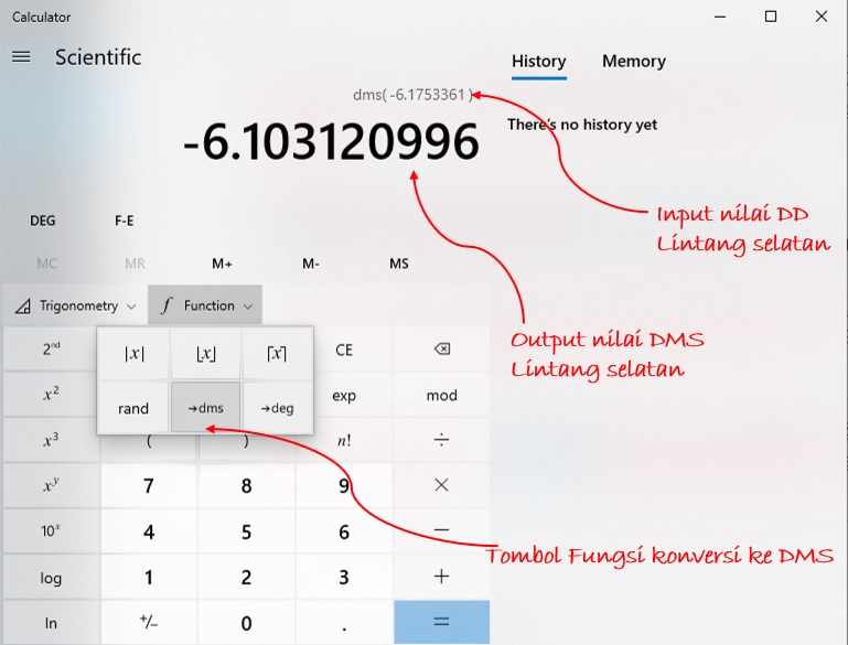 Konversi koordinat geografis ke utm dengan excel